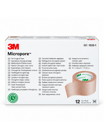 Micropore 2,5 cm × 9,1 m –...